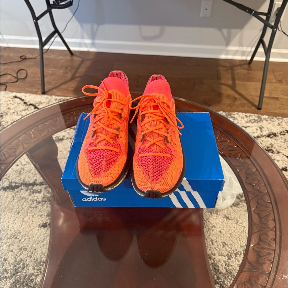 Adidas Orange Athletic Shoes